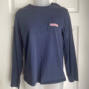 Vineyard Vines Blue Long Sleeve Tee